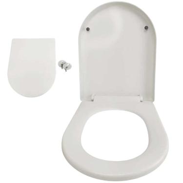 Imagem de Tampa de Vaso Soft Close Assento Sanitario Fechamento Suave Amortecedor Banheiro Privada Lavabo Higiene