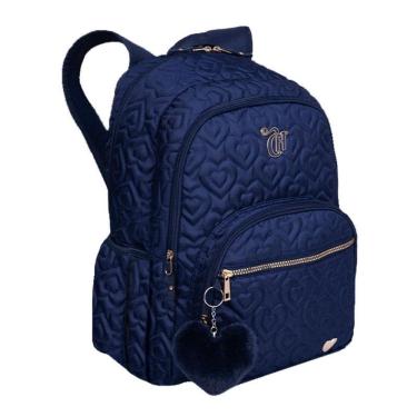 Imagem de Mochila Escolar Capricho Crush 7589572 Azul Marinho - Sestini