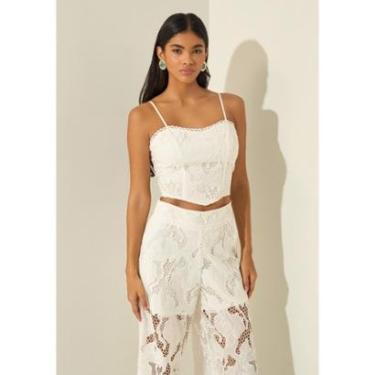Imagem de Blusa Cropped De Alças Em Laise-Feminino