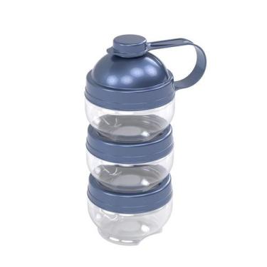 Imagem de Dosador De Leite Em Pó Gire e Trave Com 3 Compartimentos Baby Plasútil