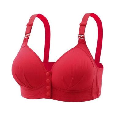Imagem de Sutiã Push up Ajustável De Tamanho Grande Com Fecho Frontal Para Mulhe