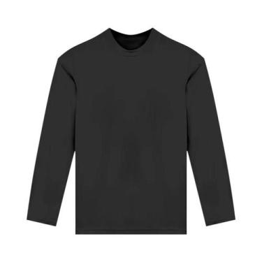 Imagem de Roupa Térmica Para Meninos E Meninas, Suéter De Algodão Com Gola Alta 