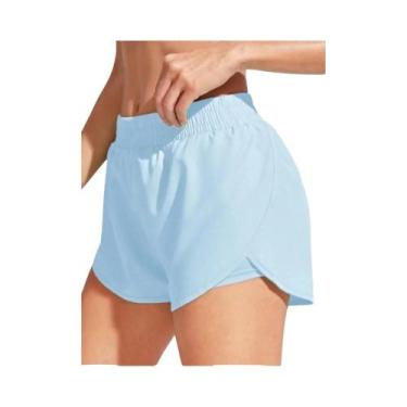 Imagem de Shorts De Yoga Elásticos Femininos Para Fitness, Corrida E Treino, Leg