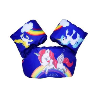 Imagem de Colete Salva-Vidas Infantil De Desenho Animado Com Mangas, Boia De Nat