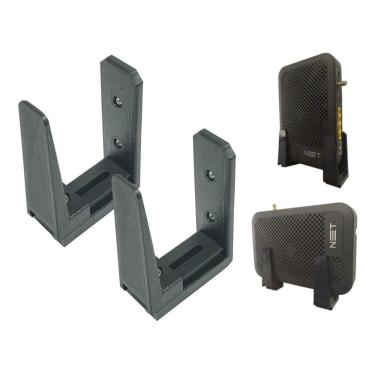 Imagem de Abraçadeira Fixador De Parade Para Modem Roteador