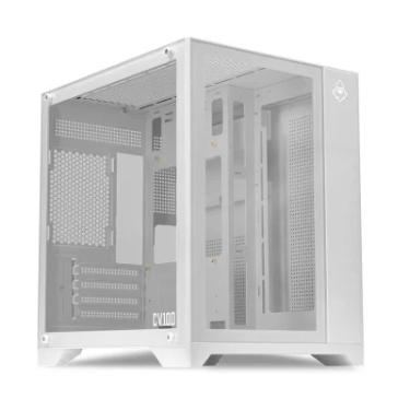 Imagem de Gabinete Gamer Mancer Cv100 Mid-tower Lateral De Vidro Branco- Mcr-cv100-wh