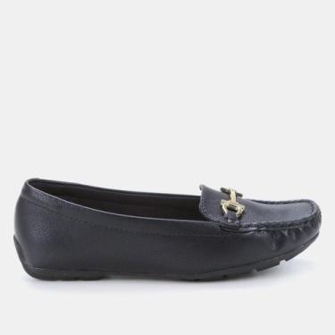 Imagem de Sapato Feminino Modare Mocassim Liso, Preto, 35