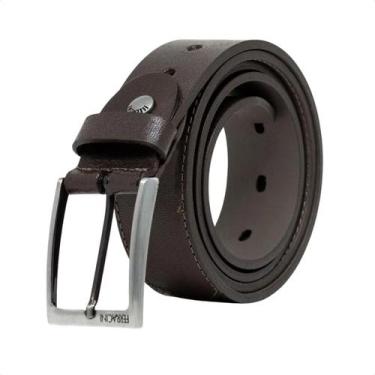 Imagem de Cinto Masculino Ferracini Couro Verona Marrom, Tabaco, 120