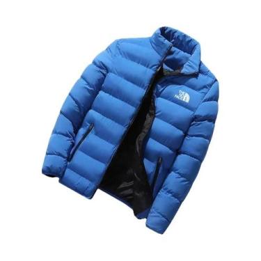 Imagem de Jaqueta Parka Masculina Grossa E Quente Para O Inverno, Casual, Com Go