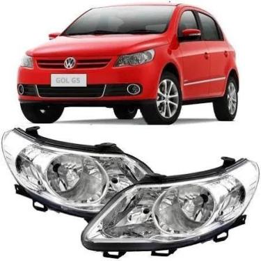 Imagem de Farol gol e saveiro g5 2009 10 11 2012 foco duplo cromado - BBS ZEENE 
