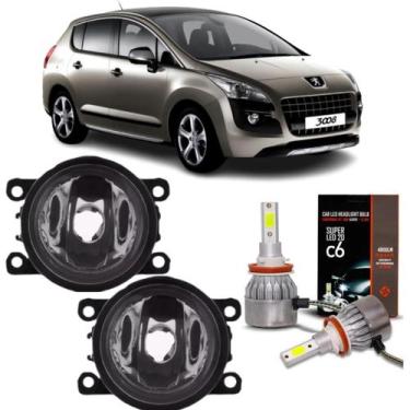 Imagem de Par milha peugeot 3008 2011 12 13 14 2015 e super led 2d - BIBAS