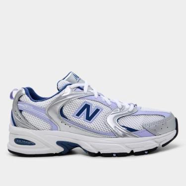 Imagem de Tênis New Balance 530, Prata, Lilás, 35
