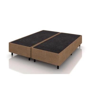 Imagem de Base Box Bipartida Plumatex Universal Bege 159x198x30
