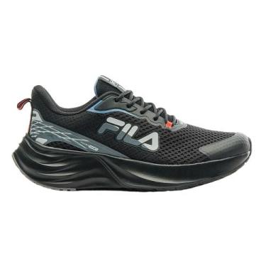 Imagem de Tenis fila racer comet masculino, Preto, Azul, 39