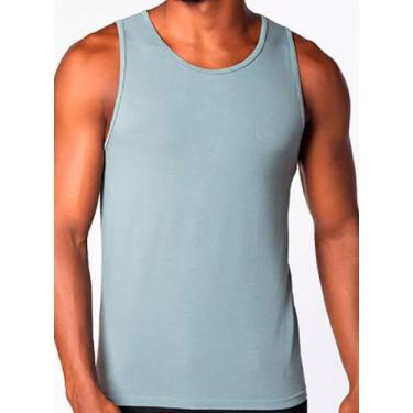 Imagem de Regata Lupo 75046-001 Masculina Básica Algodão Com Elastano Touch T. P