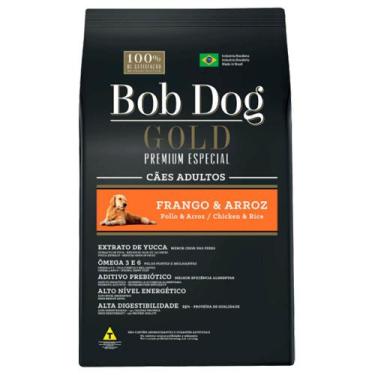 Imagem de Ração Bob Dog Gold Premium Cães Adultos Frango e Arroz 15 kg - Fosferp
