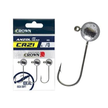 Imagem de Anzol Jig Head Crown CR21 TN Nº 5/0 (15gr) - 3 Peças