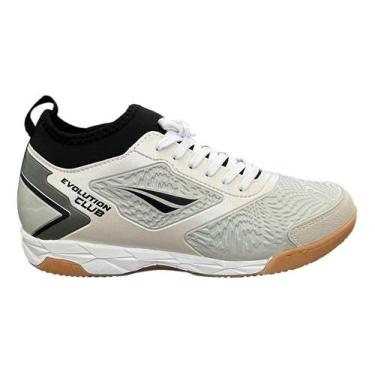 Imagem de Tenis Futsal Penalty Evolution Club Locker Lançamento, Branco, 38 BR