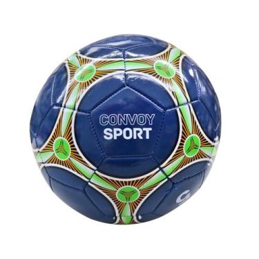Imagem de Bola de futebol de campo de pvc tamanho 05 - YINS, Azul