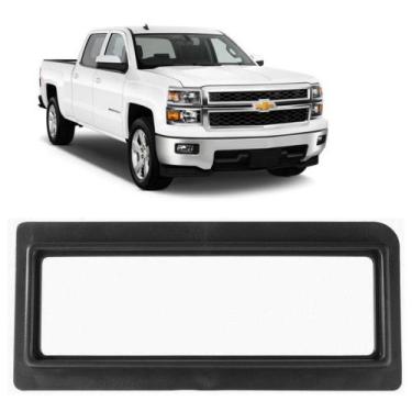 Imagem de Moldura Painel 1 Din Chevrolet Silverado Preta - PERMAK
