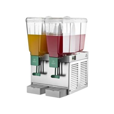 Imagem de Refresqueira IBBL de Mesa 2 Cubas 30L Inox - com Bandeja Coletora BBS 
