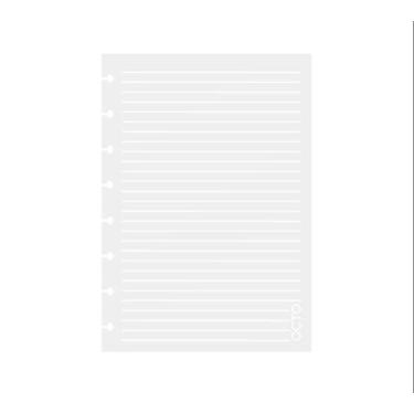 Imagem de REFIL PAUTAS BRANCAS - Bloco com 30 Folhas para Caderno de Disco - Oct