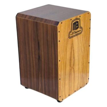 Imagem de Cajón Tradicional Mb Eletroacústico Instrumento Percussão Pau Ferro - 