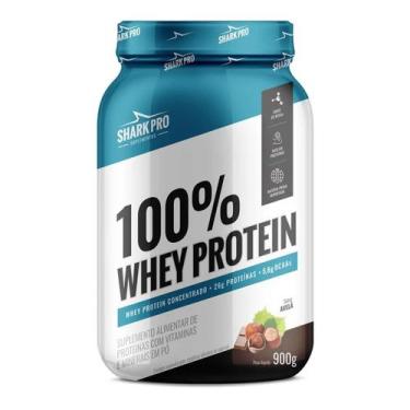 Imagem de 100% Whey Protein - 900g Avelã - Shark Pro - Shark Pro Suplemento