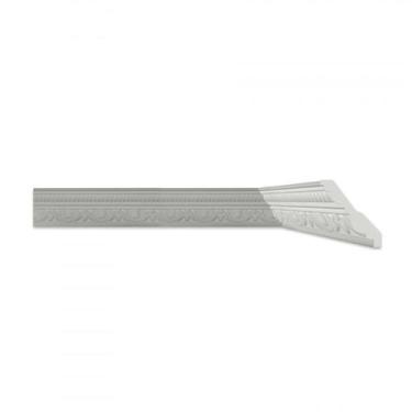 Imagem de Kit 30m Linear Roda Teto Perfil de Poliestireno Olga Branco Homestar