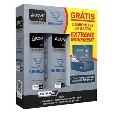 Imagem de Above Kit Deo Antitranspirante Hurricane 150ml + Brinde