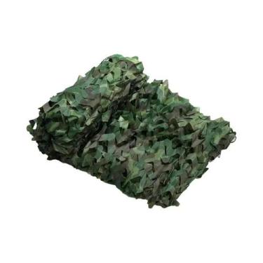 Imagem de Tenda De Carro Camuflada Preta Verde Azul Com Rede De Sombreamento 2X2