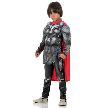 Imagem de Fantasia Thor com Peitoral Infantil Luxo - Avengers G
