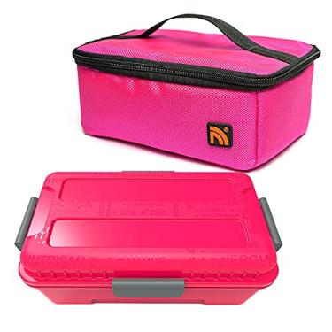 Imagem de Kit Marmita + Bolsa Térmica, Rosa, Prottector, ref-0066.PK/PK
