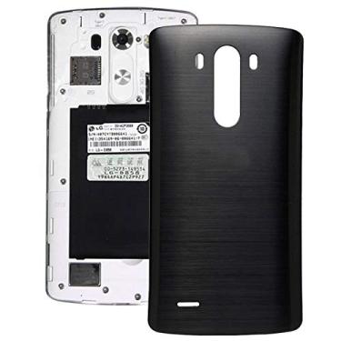 Imagem de LIYONG Peças sobressalentes de substituição nova capa traseira com NFC para LG G3 (preto) peças de reparo (cor preta)