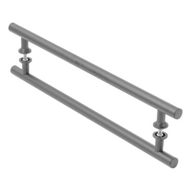 Imagem de Puxador Preto Para Porta De Vidro E Madeira 70cm