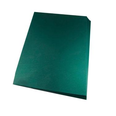 Imagem de Capa para encadernação A4 Verde PP Couro 0,30mm 100un