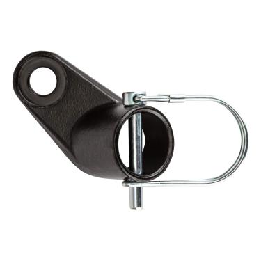 Imagem de Acessórios de acoplador para reboques de bicicleta do peito do pé e Schwinn, acoplador angular para uma ampla gama de tamanhos, modelos e estilos de bicicleta, preto