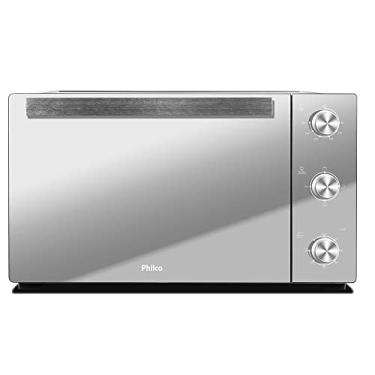 Imagem de Forno Elétrico Philco 50l Cinza Espelhado Full Glass PFE50PE 220V