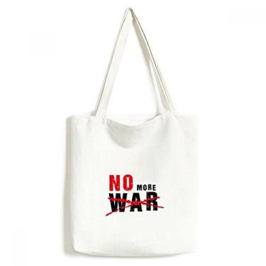 Imagem de No More War Love Peace World sacola de lona, bolsa de compras, bolsa casual