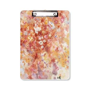 Imagem de Quadro de prancheta de flores para pintura a óleo de verão A4