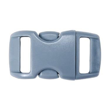 Imagem de Fivelas de liberação lateral – Fivelas contornadas de 9,5 cm – Ferramenta de artesanato ideal para coleiras de animais, mochilas, joias e acessórios caseiros e muito mais – Pacotes de 1000 peças (cinza)