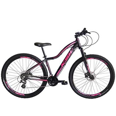 Imagem de Bicicleta Aro 29 KSW MWZA 2020 Feminino Altus 24v Hidráulico,15,Preto Rosa
