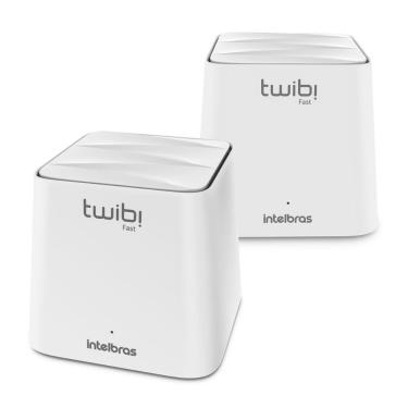 Imagem de Roteador Wi-Fi Intelbras Twibi Fast AC1200 - Kit 2 unidades - MESH - Reg. Anatel: 04239-18-00160