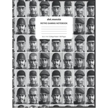 Imagem de Retro Gaming Notebook for Arcade Game Fans: Retro Gamer Journal for Nostalgic Game Fans and Kids - Arcade 8 Bit RPG Games Notebook College Ruled 8,5" x 11" 108 Pages