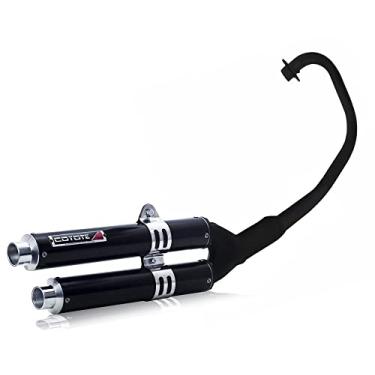 Imagem de Escape/Ponteira Coyote Competition Duplo em Alumínio - Fazer 250 ano 2016/2017 - Preto