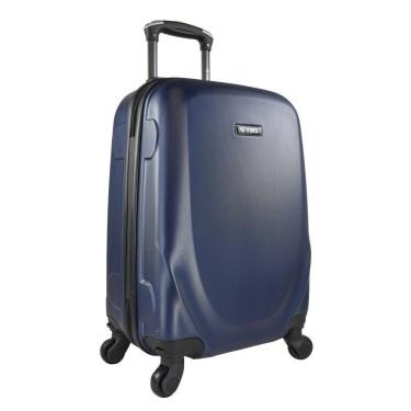 Imagem de Mala De Bordo Pequena Para Viagem Em Abs Yins Azul Marinho