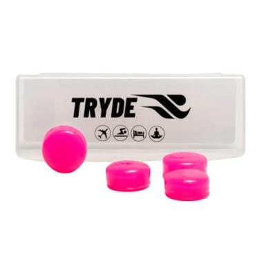 Imagem de TRYDE Protetor Auricular Silicone Tampão Rosa Dormir Nadar