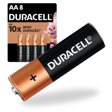 Imagem de Pilhas alcalina AA 8 unidades Duracell