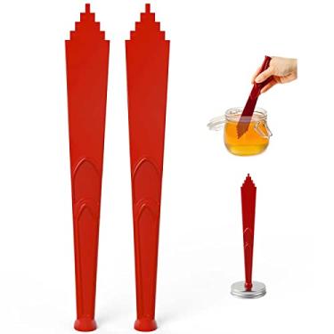 Imagem de Pisol Levantador magnético de tampa de jarra e removedor de bolhas de enlatamento, suprimentos de ferramentas de conserva 3 em 1 para casa de panela (2 peças)