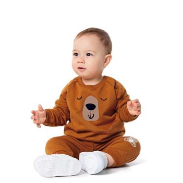 Imagem de Conjunto Moletom Bebê Menino Malwee Kids Ref. 116651-Masculino